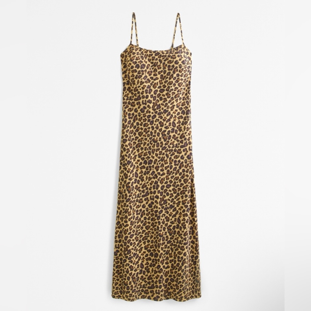 Leopard Julia Slip Maxi Dress
